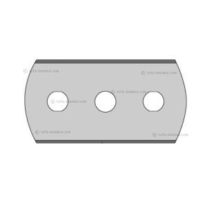 Lutz Blades cuchilla industrial 0400, 0.10 mm, redonda (250)