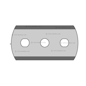 Lutz Blades Industrieklinge 0405, 0,40 mm, rund, BR (100)