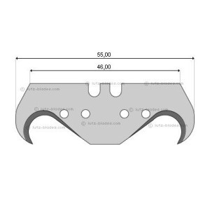 LUTZ Blades 1280 - 0,65 mm (100)