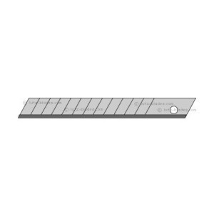 Lame sécable Lutz 1700, 9 mm, 0,40 mm (100)