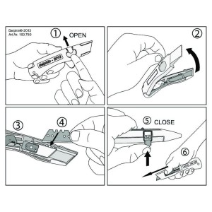 Delphin Cuchillo de Seguridad | cuchillo de seguridad profesional