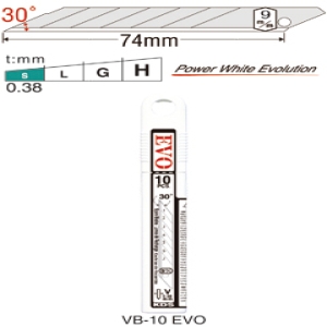 KDS VB-10H, 30 degrés, 9 mm