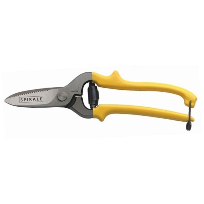 Finny PROFI 113824 Tijeras Profesionales de Cuero con Hoja Dentada | 23 cm | Hecho en Alemania