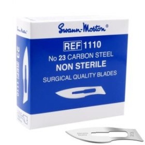 Lame de scalpel n ° 23 de Swann-Norton
