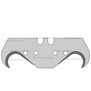 Lutz Hakenklinge 1280, 0,65 mm (100)