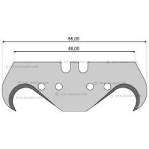 Lutz Hakenklinge 1280, 0,65 mm (100)