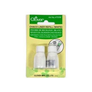 Clover chacoliner navulling (2), wit, 2,8 gr. 