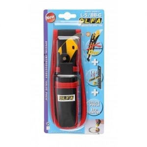 Olfa® heavy-duty afbreekmes/draaiknop L5/BBC incl. 5 x LBB, 18 mm