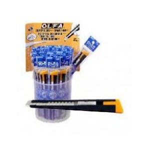 Olfa® Standard-Autolockschneider 180-black/BT, 9 mm (36)