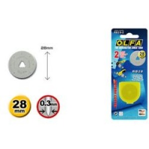 Olfa® Rollmesser 28 mm, RB-18 (2)