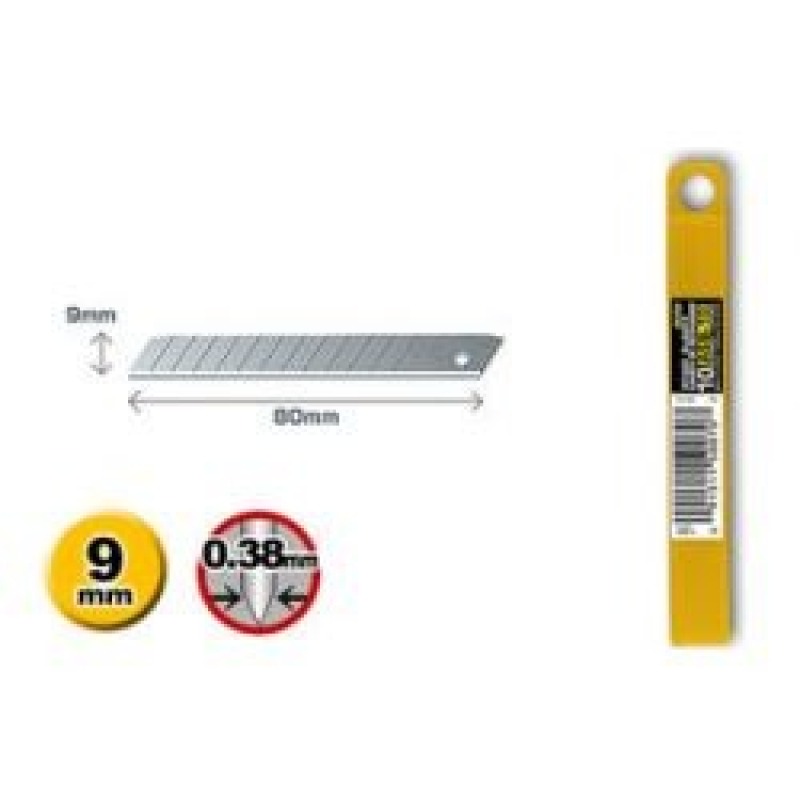 Olfa® snap-off blade ASB-S, 9 mm, RVS (10)