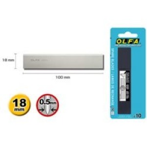 Olfa® lame de rechange BS-10B, 0.50 mm (10)