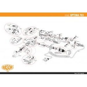 Explosietekening Rasor Optima