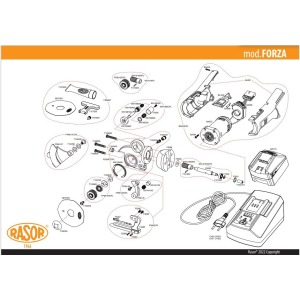 Exploded view, Zero 702