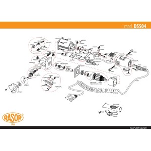 Exploded view, DS504