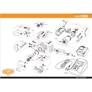 Exploded view Rasor Forza