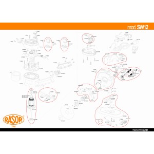Explosietekening Rasor SW12