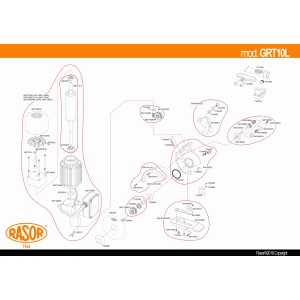 Explosietekening Rasor GRT- 10L