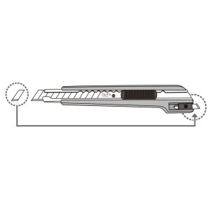 Olfa® Standard-Autolockschneider A3, 9 mm